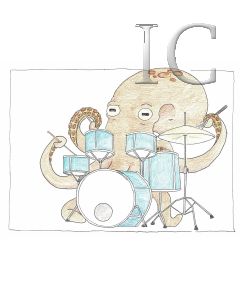 Octopus drummer